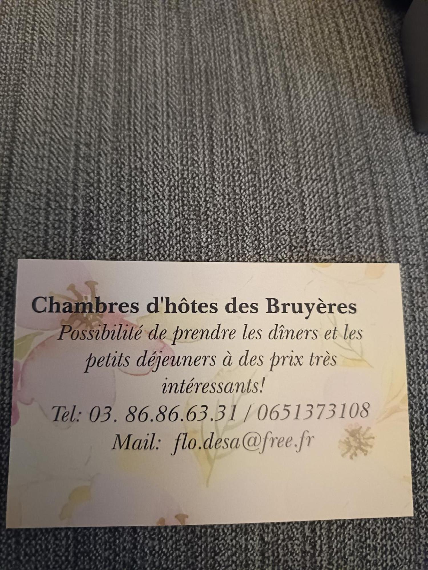 Collemiers Chambres D'Hotes Des Bruyeres חדר תמונה