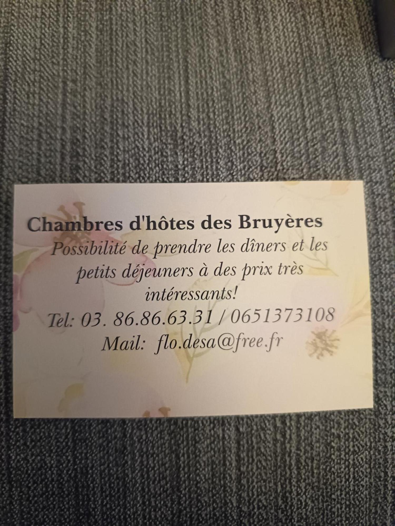 Collemiers Chambres D'Hotes Des Bruyeres חדר תמונה
